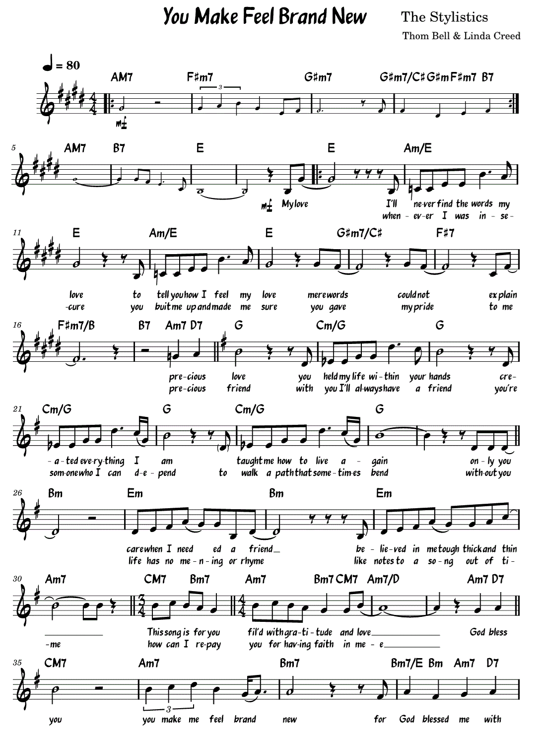 Sheet Music